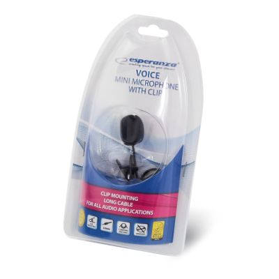 3. ESPERANZA MICROPHONE WITH CLIP VOICE EH178