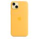 4. Apple Silicone Case with MagSafe Sunshine, for iPhone 15 Plus, MWNF3ZM/A