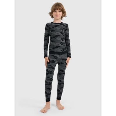 Boy's seamless thermal underwear set 4F 4FJRAW25USEAM266-90A