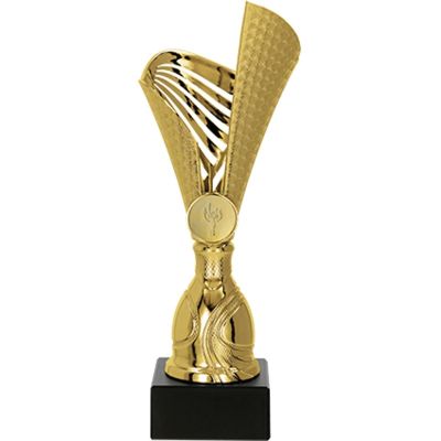 5. Gold plastic cup
