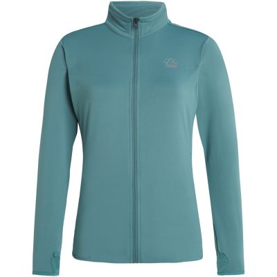 3. Women's Outdoor Full-Zip Sweatshirt PROTEST PRTPEEPAL, Green
