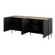 2. Chest of drawers 4D2SZ ONDA 200x45x85 black