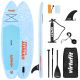 3. VIRTUFIT SUP BOARD SPLASH 225 WITH ACCESSORIES LIGHT BLUE