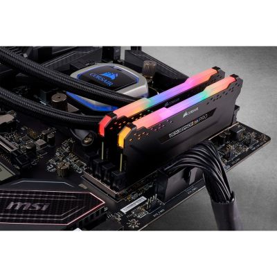 3. Corsair Vengeance RGB Pro CMW32GX4M2D3000C16 Memory Module 32GB 2x16GB DDR4 3000MHz