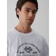 3. Men's regular printed T-shirt 4F 4FRAW26TTSHM4470-10S