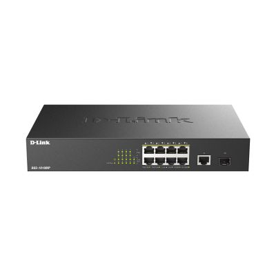 D-Link DGS 1010MP - Switch - unmanaged - 8 x PoE++ 1 - Switch - 1 Gbps