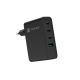 NATEC RIBERA GAN WALL CHARGER 3X USB-C 1X USB-A 100W BLACK