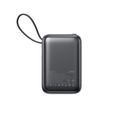 3. Joyroom JR-PBF29 20000mAh 22.5W Powerbank with Double Cable - Black
