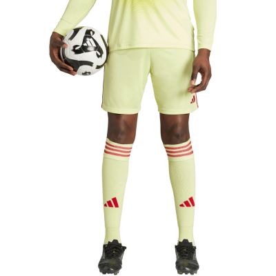 7. Men's adidas Tiro 24 shorts yellow and red JI6090