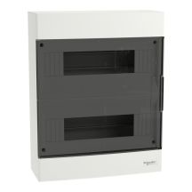 Easy9 EU IP40 surface-mounted housing EZ9EU-2-12-NT-T transparent door 2 rows 12 modules/row
