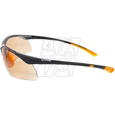 2. Uvex Sportstyle 223 glasses black and orange