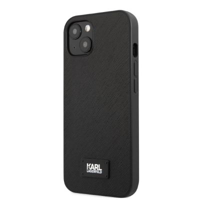 2. Karl Lagerfeld KLHCP13MSFMP2K iPhone 13 6.1" hardcase black/black Saffiano Plaque