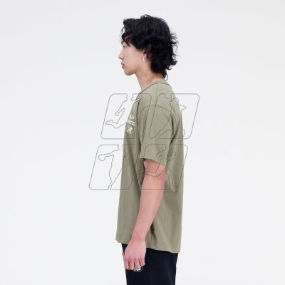 7. New Balance Essentials Reimagined Cott CGN M T-shirt MT31518CGN