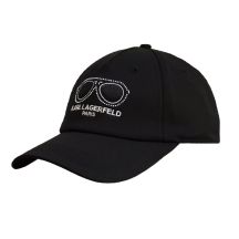 Karl Lagerfeld Paris Cap with Strapback Glasses Black - L5WH7946 blk
