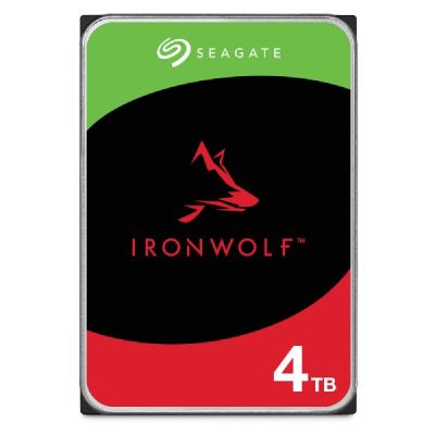 3. Seagate IronWolf ST4000VN006 HDD (4 TB ; 3.5" ; 256 MB ; 5400 rpm)