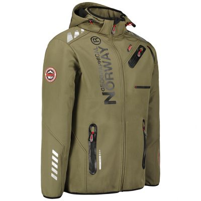 3. Geographical Norway Royaute DB 068 M WY1997H/GN-Kaki / Black Softshell Jacket