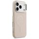 4. Karl Lagerfeld Embossed Open Ring RSG Logo MagSafe Case for iPhone 17 Pro / 18 Pro - Pink