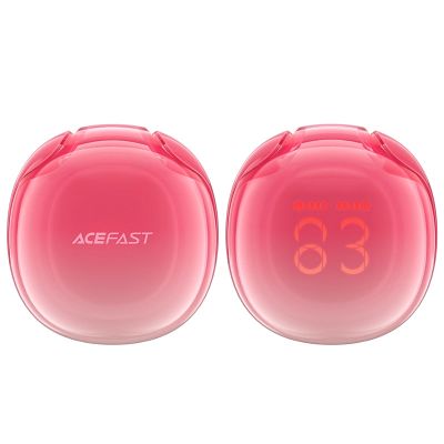 3. Acefast T9 Bluetooth 5.3 in-ear wireless headphones - red