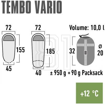 4. High Peak Tembo Vario 23043 sleeping bag