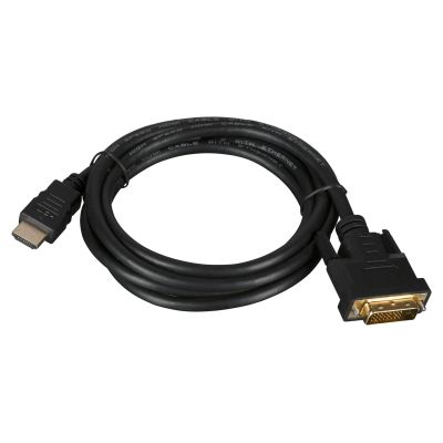 3. Lanberg CA-HDDV-20CU-0018-BK cable (HDMI M - DVI-D (24+1) M; 1.8m; black)
