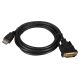 3. Lanberg CA-HDDV-20CU-0018-BK cable (HDMI M - DVI-D (24+1) M; 1.8m; black)