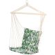 2. BRAZILIAN HAMMOCK HANGING CHAIR 100x50CM NATURA WITH SEWN-IN JUNGLE LIGHT CUSHION