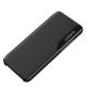 3. Eco Leather View Case Elegant Flip Cover Stand Function Poco M4 Pro 5G Black
