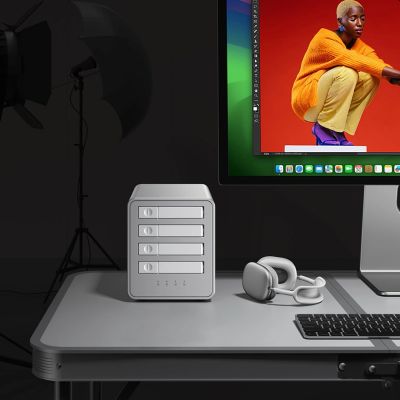 10. Orico 8848U4 DAS Series 4-Bay M.2 NVMe SSD Disk Array - White