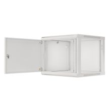 LANBERG WALL-HUNG RACK CABINET 19" 9U 600X600 METAL DOOR GRAY (FLAT PACK) WF01-6609-00S