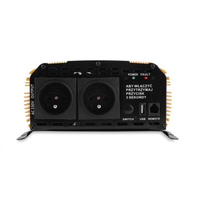 3. Voltage converter SINUS PLUS 3000 12/230V (1500/3000W) + REMOTE CONTROL - 3SIR300012