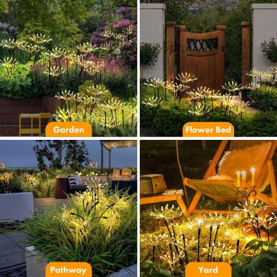 5. SOLAR LAMP DANDELION TREE FIREWORKS 72CM 60 LED
