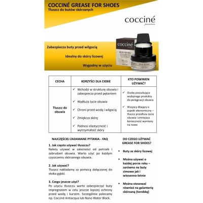 20. Coccine black fat for grain leather DA0242A