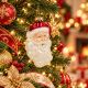 5. GLASS CHRISTMAS TREE ORNAMENT – SANTA CLAUS SASKA GIFT & DECOR