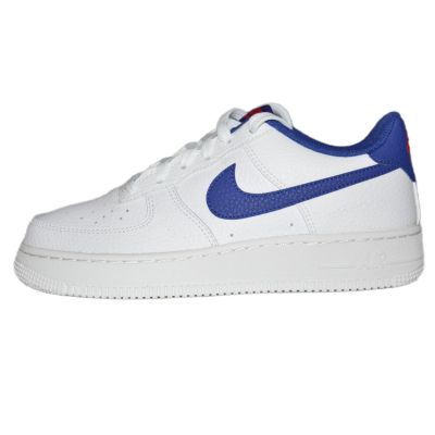 2. Nike Air Force 1 White/Deep royal blue women's shoes - CT3839-101