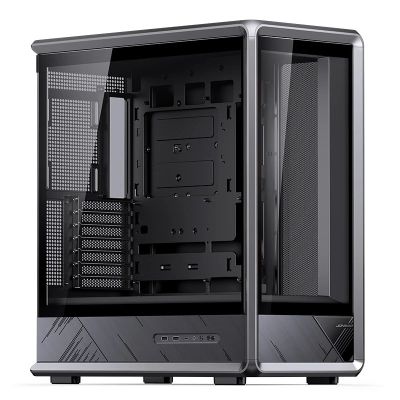 15. Jonsbo D401 PC Gehäuse, Midi Tower, ATX, Tempered Glass - black