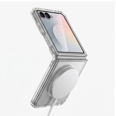 2. Tech-Protect FlexAir Hybrid MagSafe Case for Samsung Galaxy Z Flip 8 - Transparent