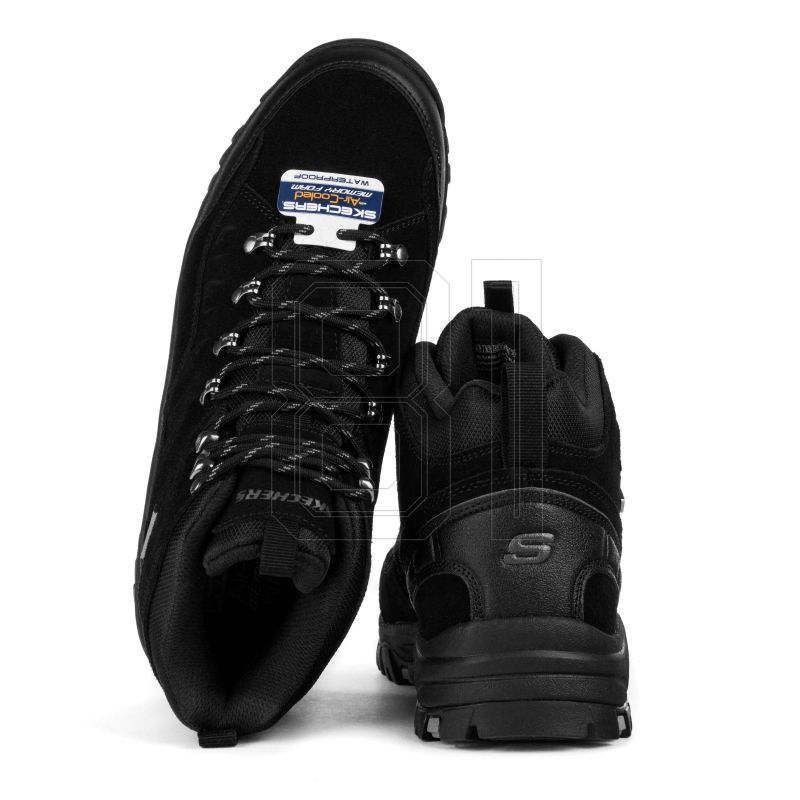 6. Skechers Relaxed Fit Relment Pelmo M 64869 BLK shoes