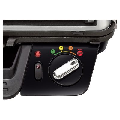 4. Tefal GC451B12 Grill (Traditional with grate; 2000W; silver color)