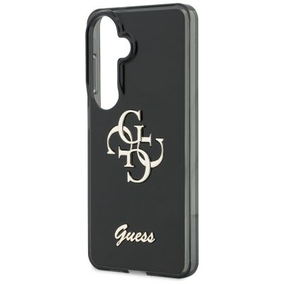 6. Guess IML Big Metal 4G Script case for Samsung Galaxy S26 - black