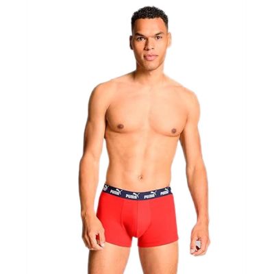 2. Puma men's boxer briefs 2-Pack red gray comfortable cotton