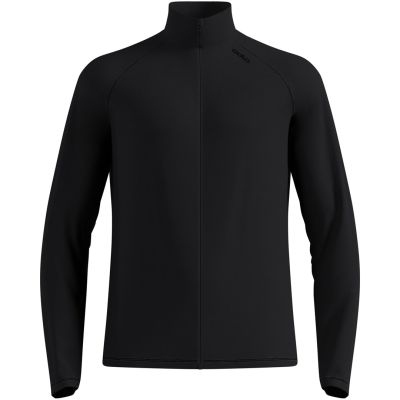 Odlo Men's ESSENTIAL WARM FULL ZIP Mid layer full zip sweatshirt black S