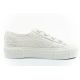 4. Lee Isla women's sports shoes sneakers white platform lace