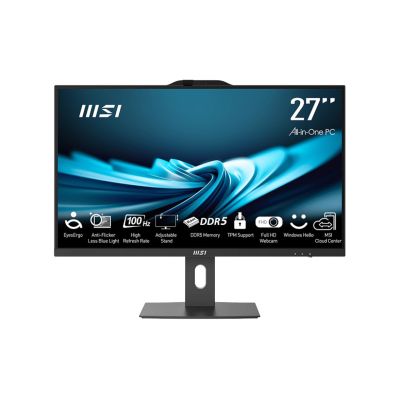 5. MSI AIO PRO AP272P 14M-886XEU i7-14700 27" IPS LED FHD Non-Touch Anti-Glare 16GB SSD1TB M.2 AX211 WiFi 6E NoOS Black / without mouse and keyboard/