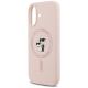6. Karl Lagerfeld Silicone Karl&Choupette Ring MagSafe Case for iPhone 17 - Pink