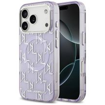 Karl Lagerfeld IML KL Monogram MagSafe Case for iPhone 17 Pro - Purple
