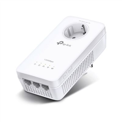 3. TP-Link TL-WPA8631P Network Adapter for PowerLine 300 Mbit/s Wired LAN Wi-Fi White 1 pc.