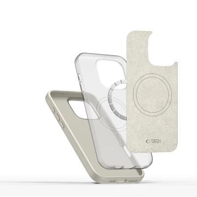 3. Tech-Protect Silicone PU MagSafe iPhone 16 Pro Case - Beige