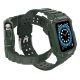 3. Protect Strap Band for Apple Watch 38/40/41mm Armored Case Strap - Green