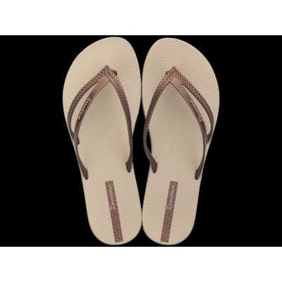2. Ipanema Bossa Fem women's summer beach flip-flops beige (82067-21975)