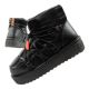 D.Franklin women's snow boots winter fashionable insulated ankle boots black
